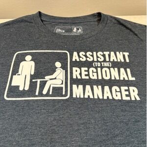 The Office Assistant to the Regional Manager T-Shirt Ripple Junction Navy Large